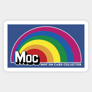 MOC Mint On Card Collector Sticker